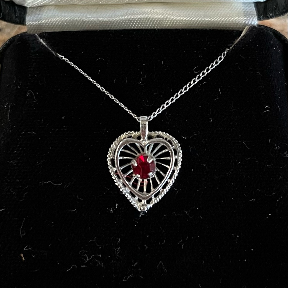 Sterling Silver Heart Necklace
